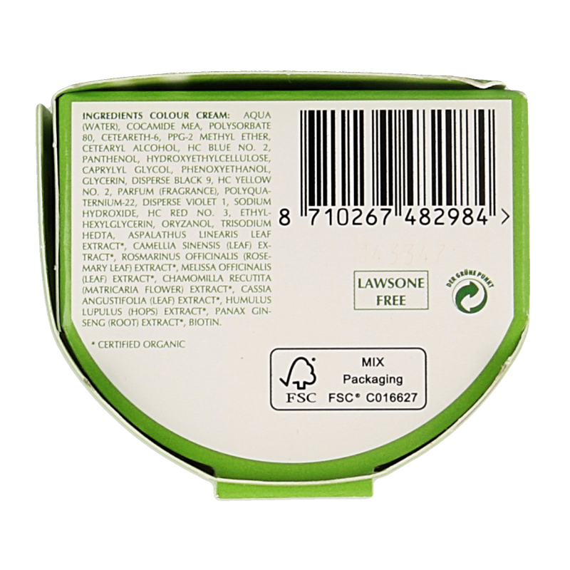 Henna Plus Colour cream 5.35 chocolate brown - Afbeelding 2