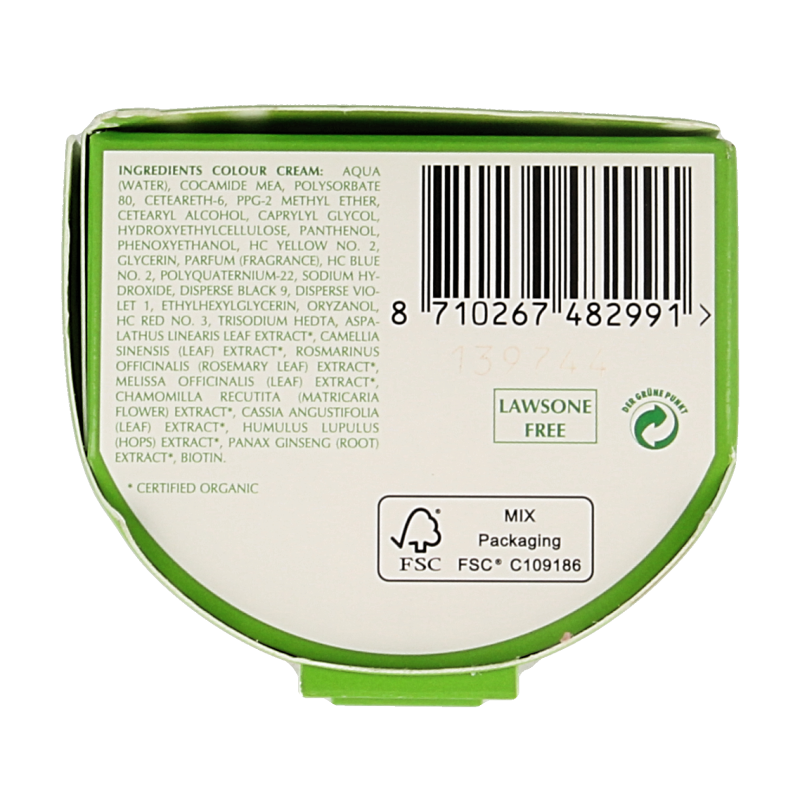 Henna Plus Colour cream 7.38 cinnamon - Afbeelding 2