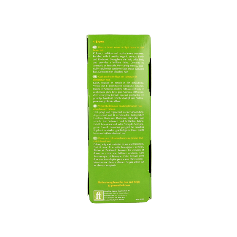 Henna Plus Colour cream 4 brown - Afbeelding 3