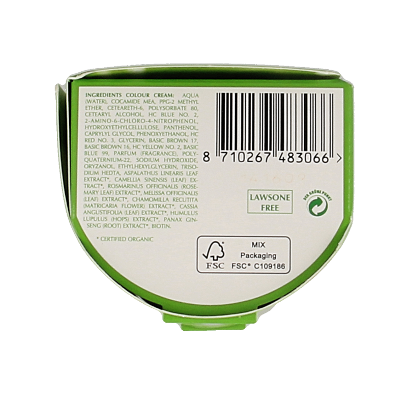 Henna Plus Colour cream 4.03 mocha brown - Afbeelding 2