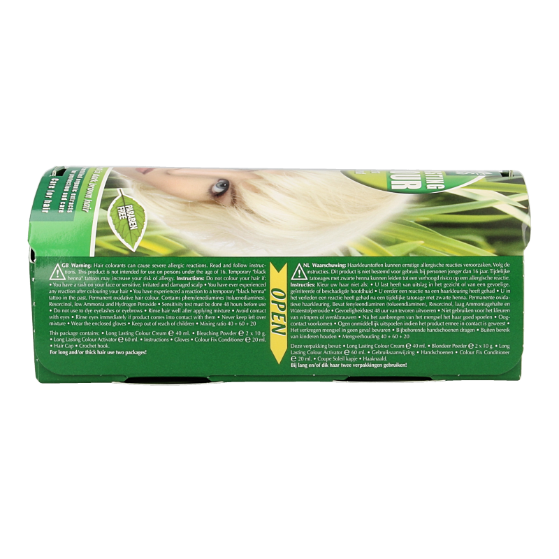 Henna Plus Long lasting colour 00 blonde coupe soleil - Afbeelding 3