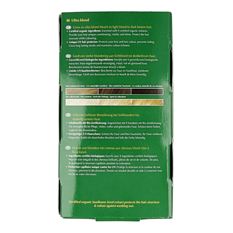 Henna Plus Long lasting colour 00 blonde coupe soleil - Afbeelding 4