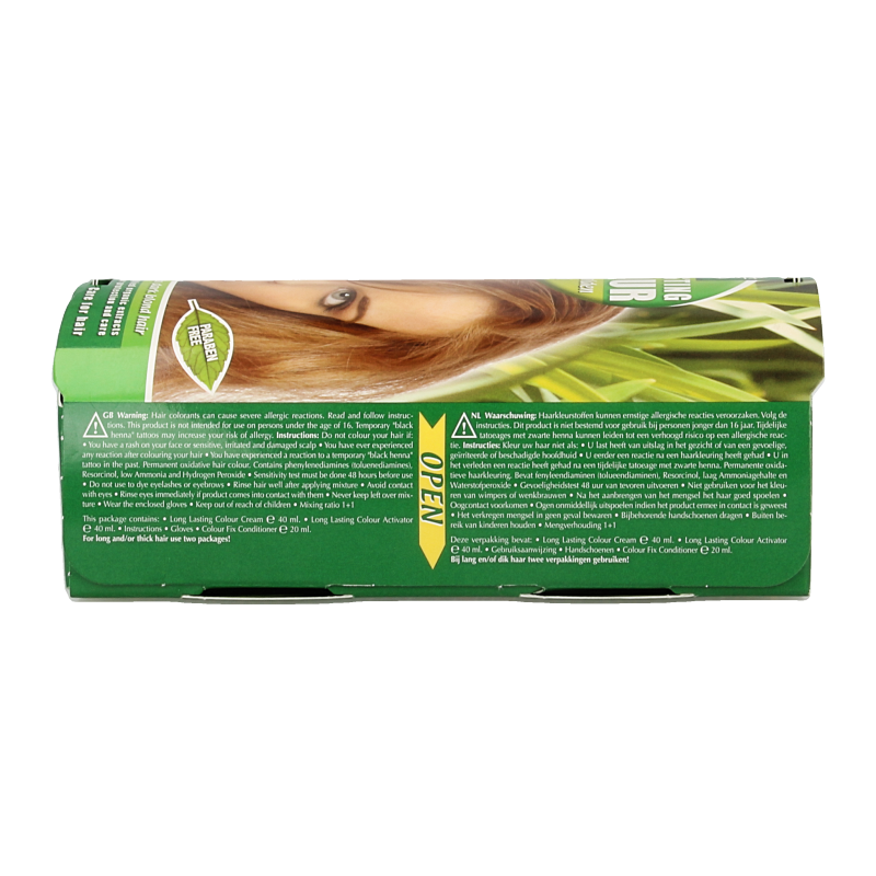 Henna Plus Long lasting colour 7.3 medium golden blond - Afbeelding 3