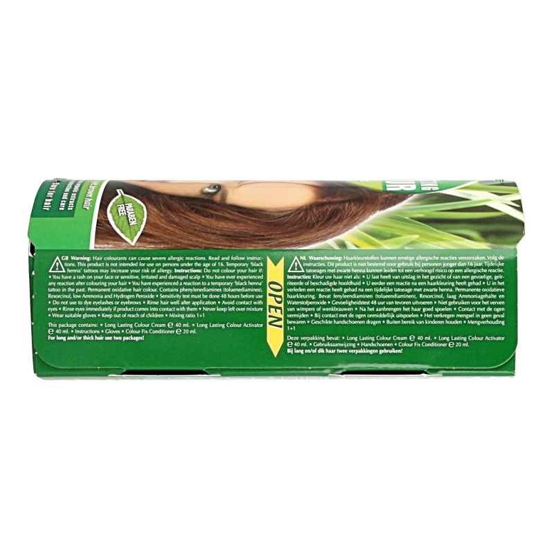 Henna Plus Long lasting colour 6.35 hazelnut - Afbeelding 4