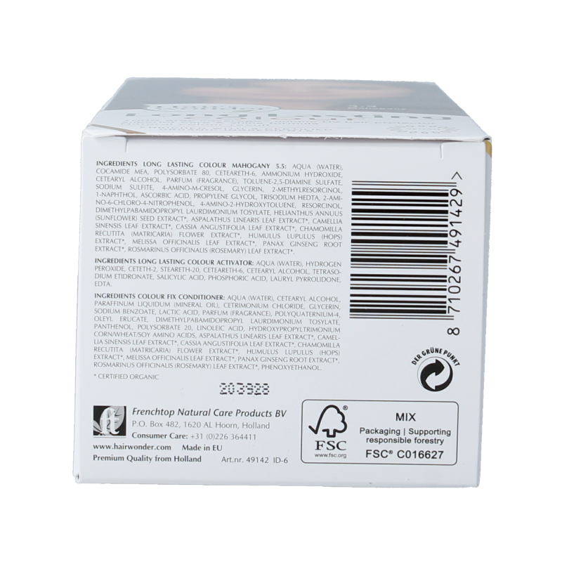 Henna Plus Long lasting colour 5.5 mahogany - Afbeelding 6