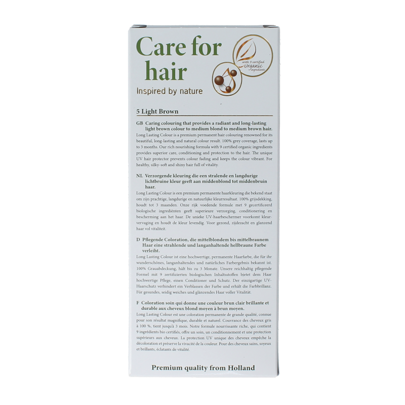 Henna Plus Long lasting colour 5 light brown - Afbeelding 3