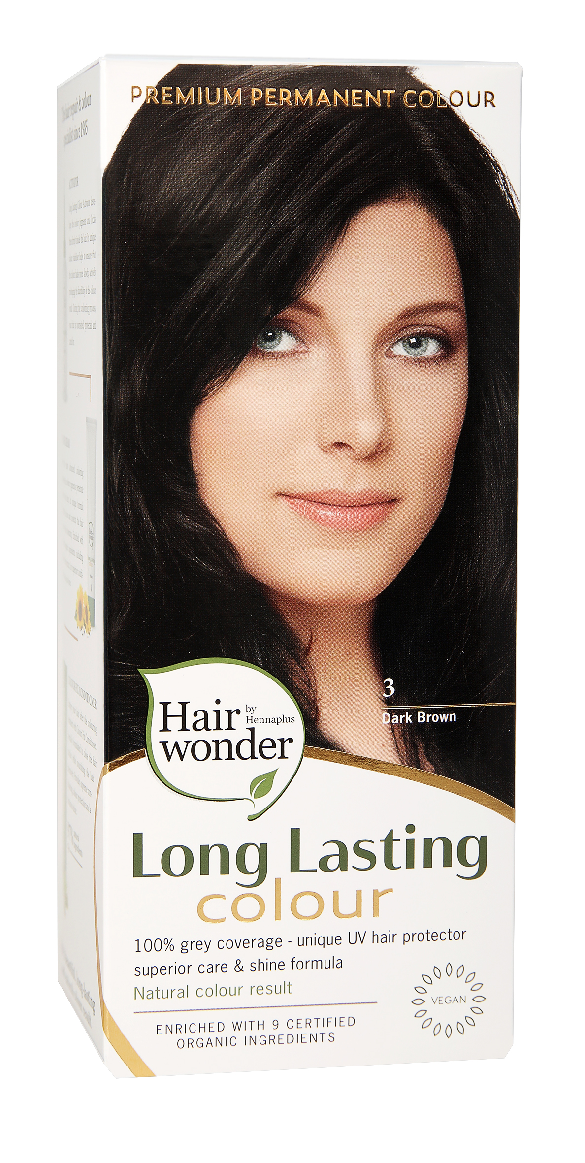 Henna Plus Long lasting colour 3 dark brown