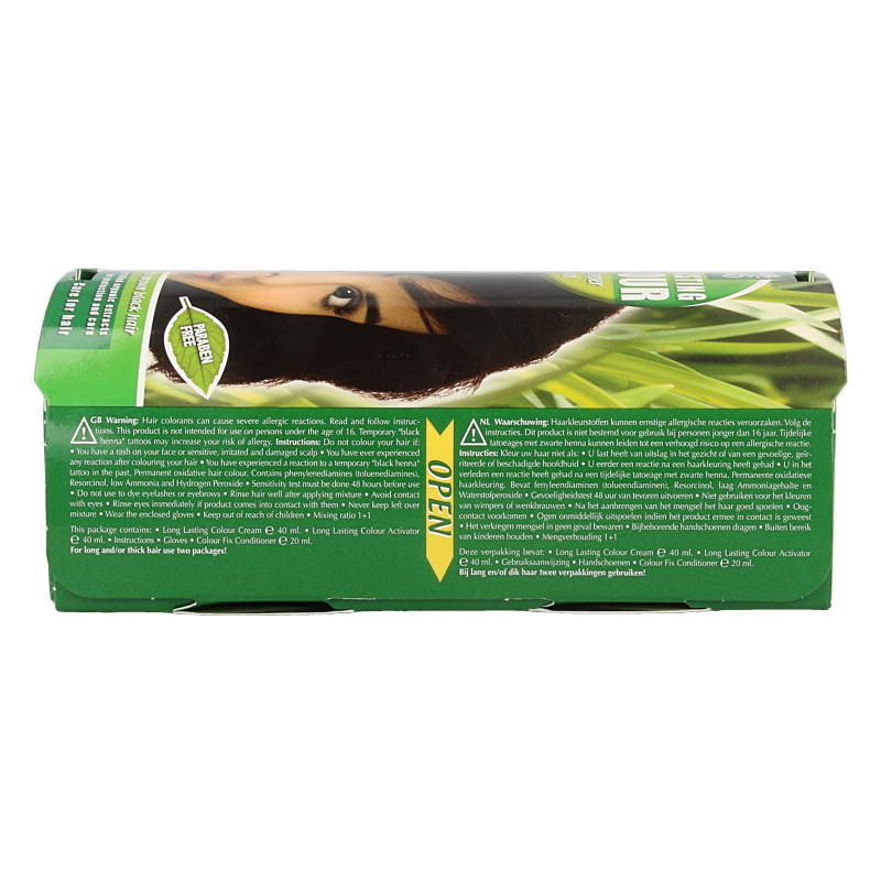 Henna Plus Long lasting colour 3.44 dark copper brown - Afbeelding 3