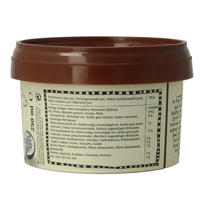 Royal Green Kokos cooking cream odourless bio - Afbeelding 2