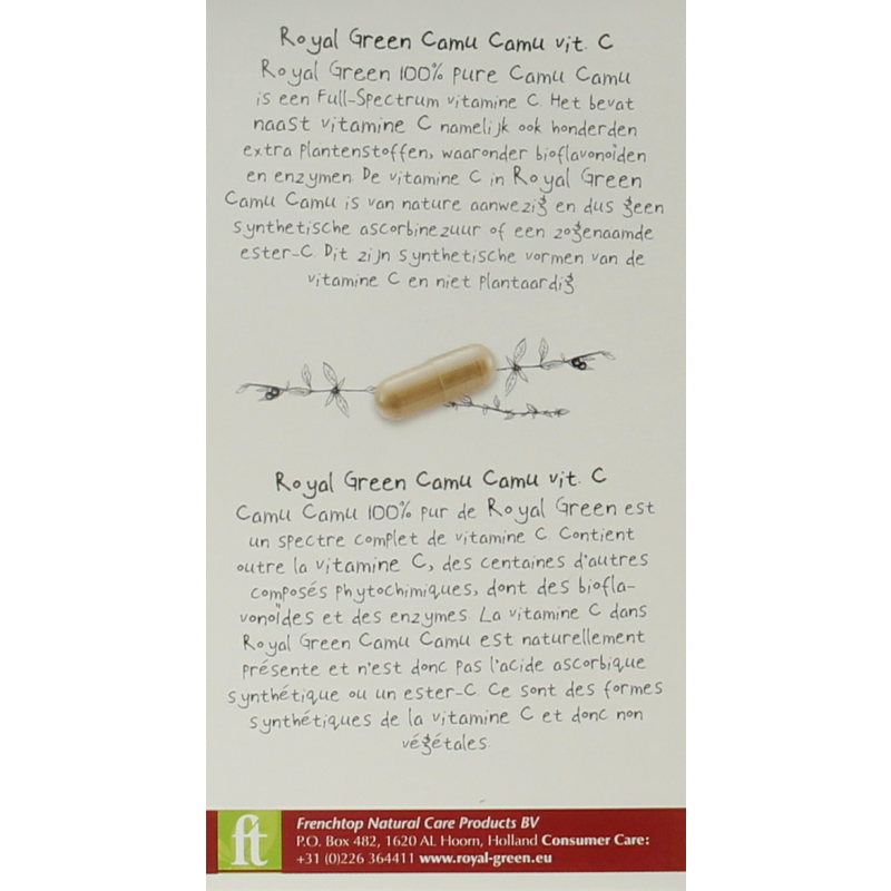 Royal Green Camu camu vitamine C - Afbeelding 2