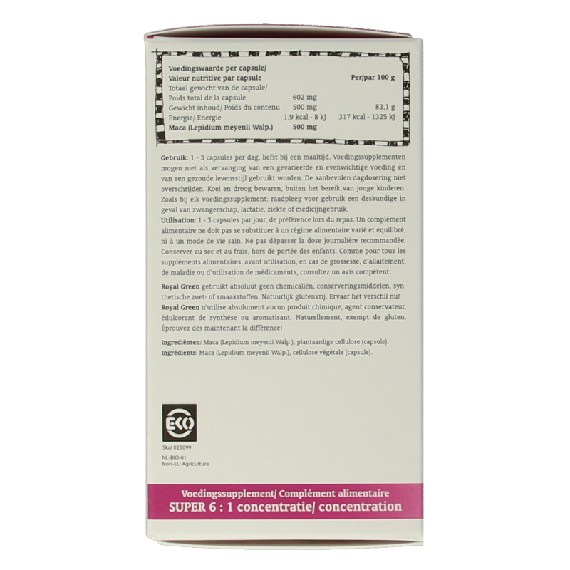 Royal Green Maca bio - Afbeelding 5