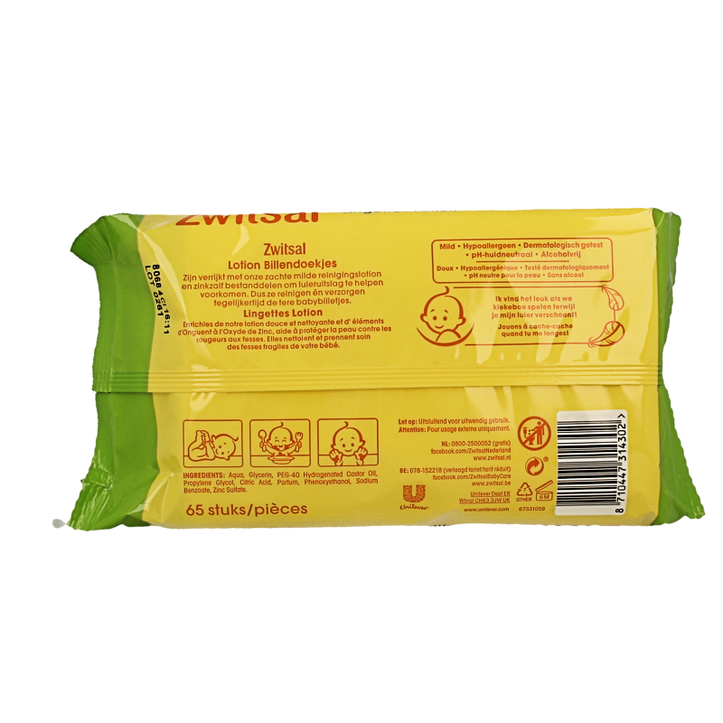 Zwitsal Billendoekjes lotion - Afbeelding 2