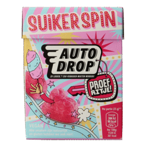 Autodrop Proefritje suikerspin