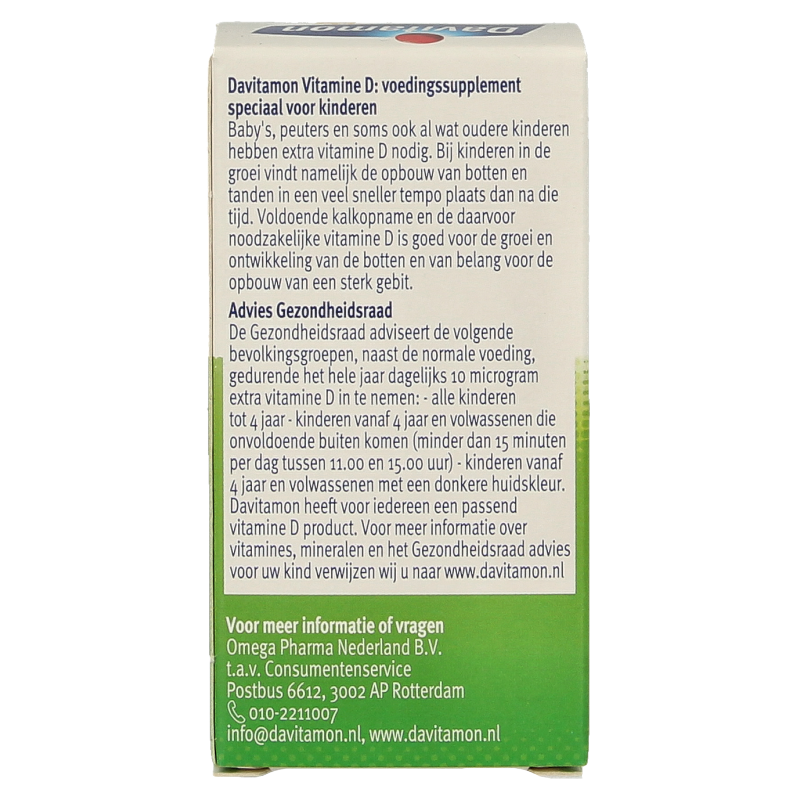 Davitamon Vitamine D kind smelttablet - Afbeelding 4