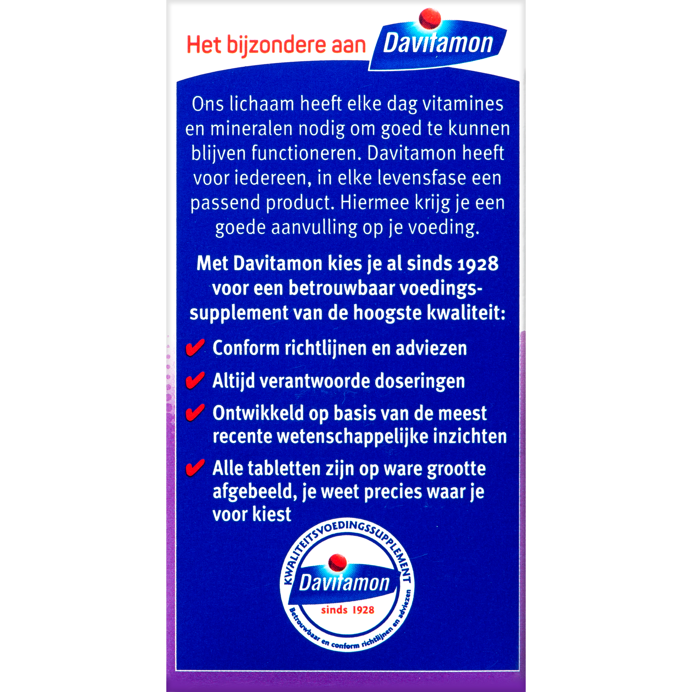 Davitamon Vitamine D 50+ smelttablet - Afbeelding 4