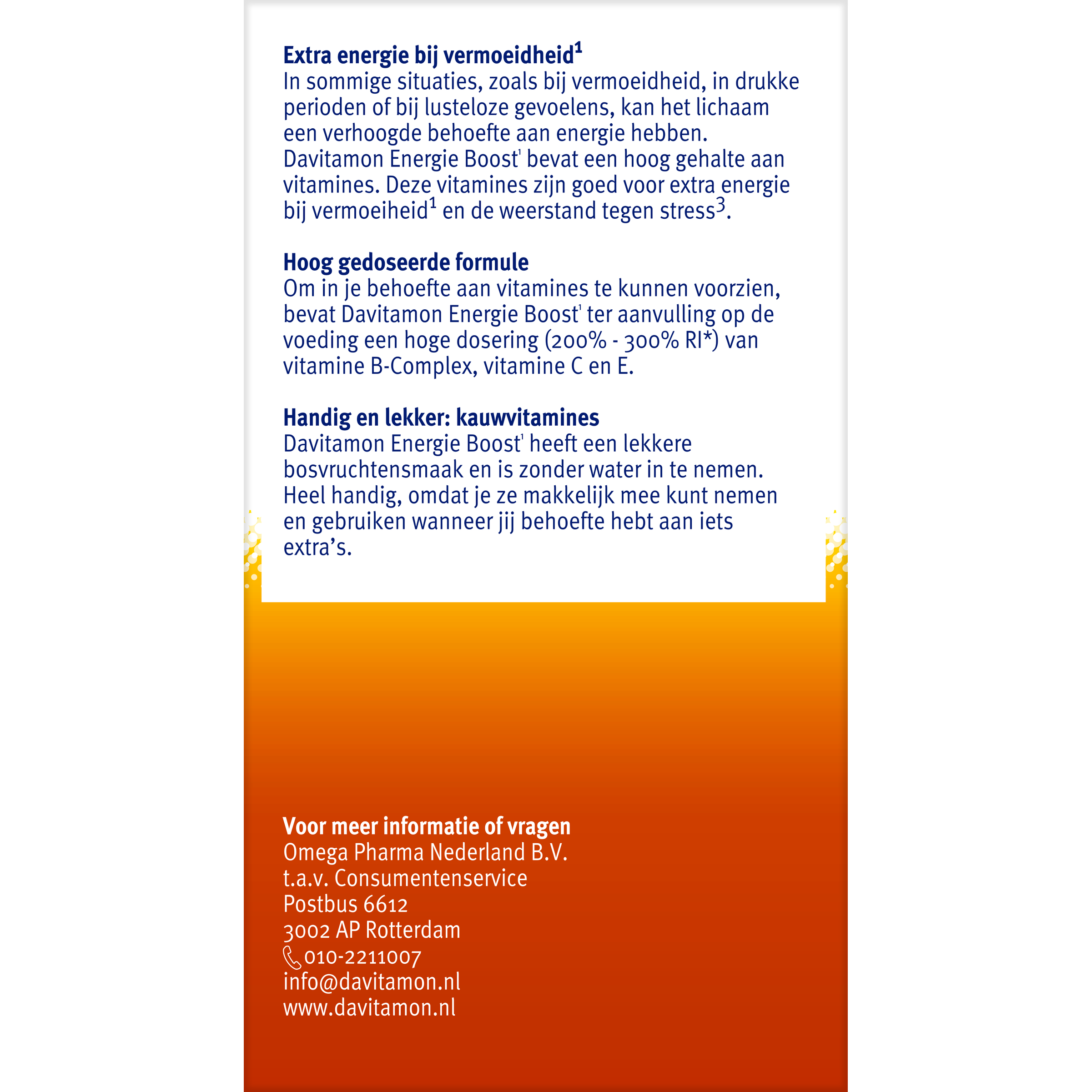 Davitamon Energie boost bosvruchten - Afbeelding 3