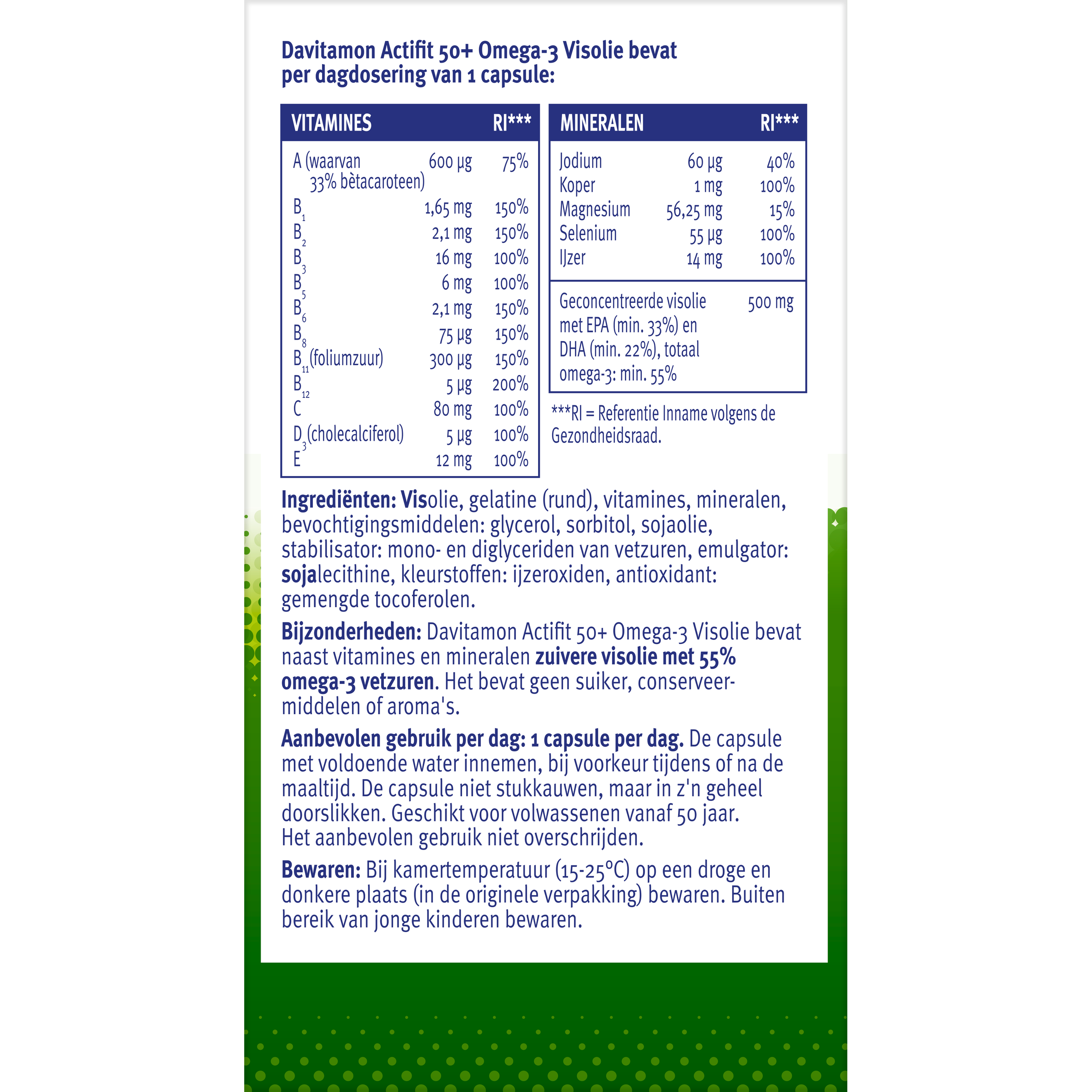 Davitamon Actifit 50+ omega 3 - Afbeelding 4