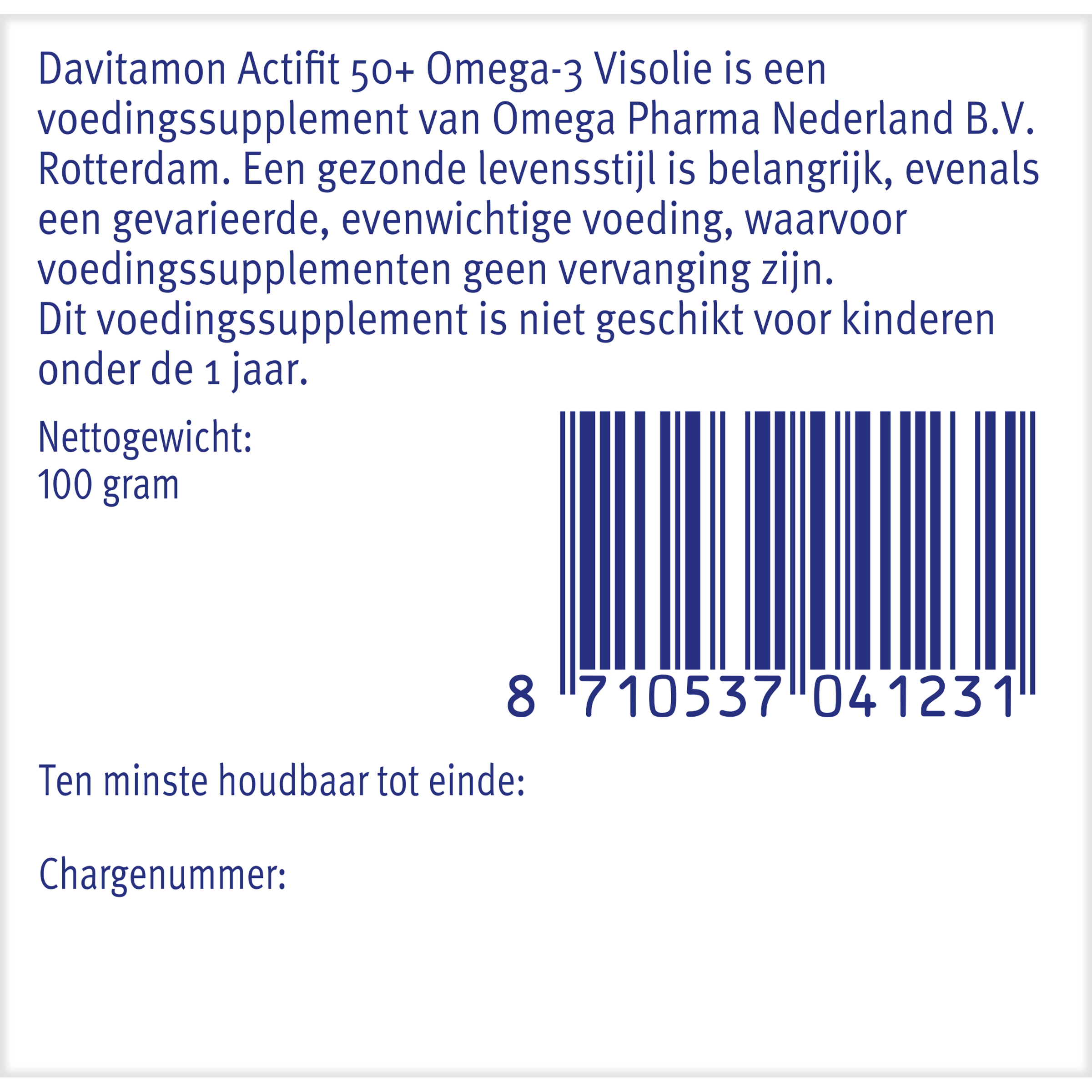 Davitamon Actifit 50+ omega 3 - Afbeelding 5