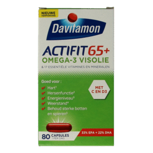 Davitamon Actifit 65+ omega 3