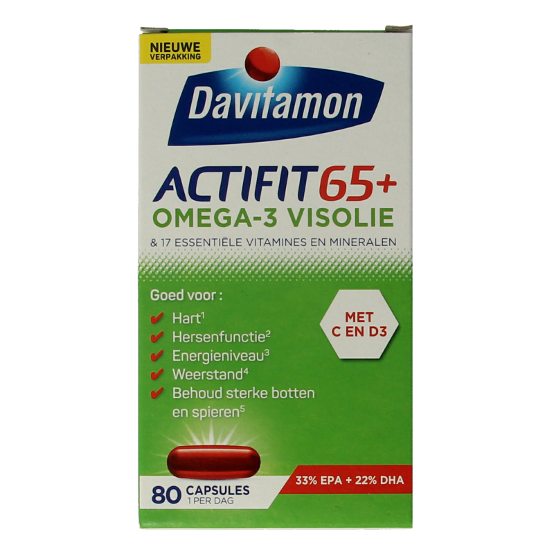 Davitamon Actifit 65+ omega 3