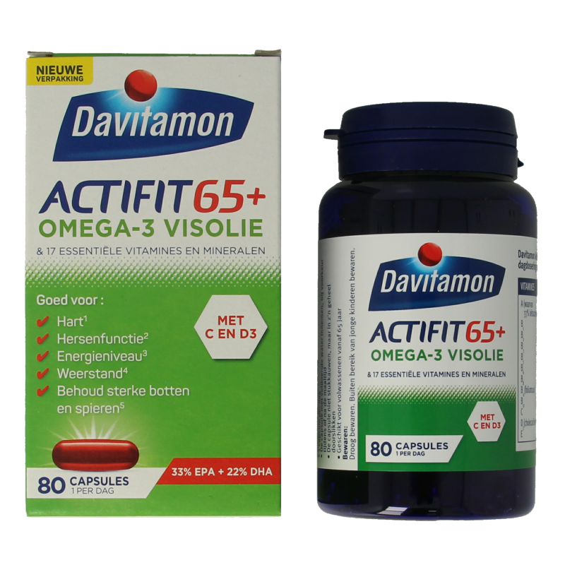 Davitamon Actifit 65+ omega 3 - Afbeelding 2