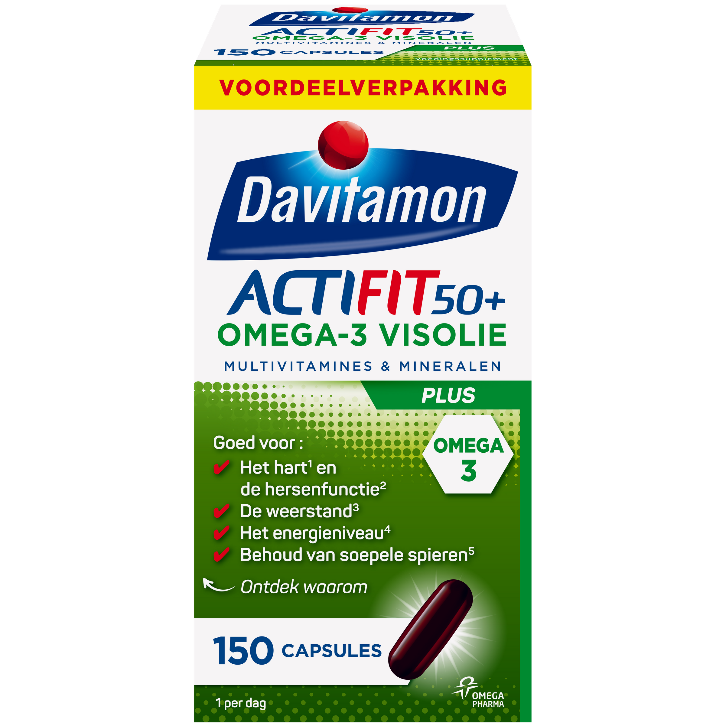 Davitamon Actifit 50+ omega 3