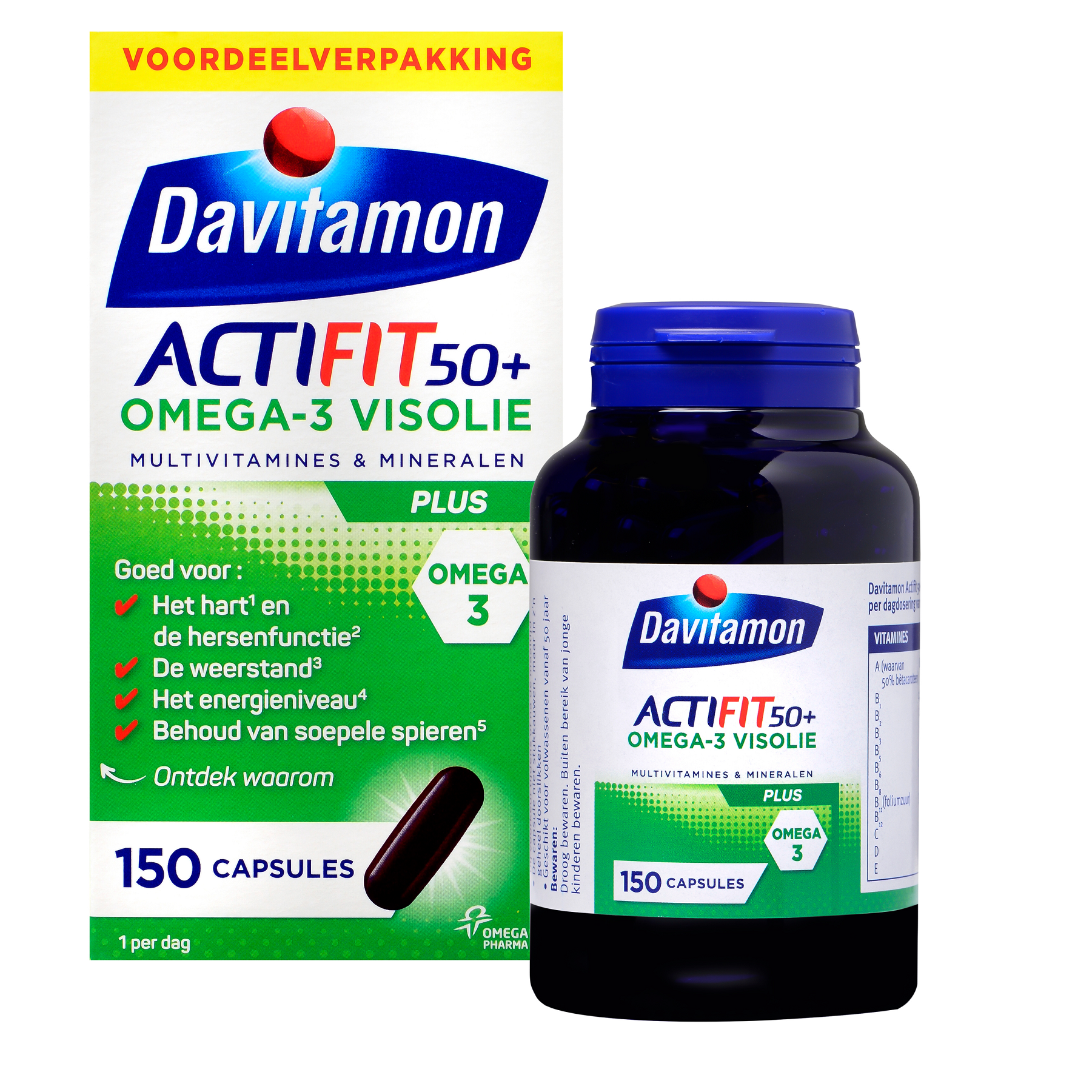 Davitamon Actifit 50+ omega 3 - Afbeelding 2