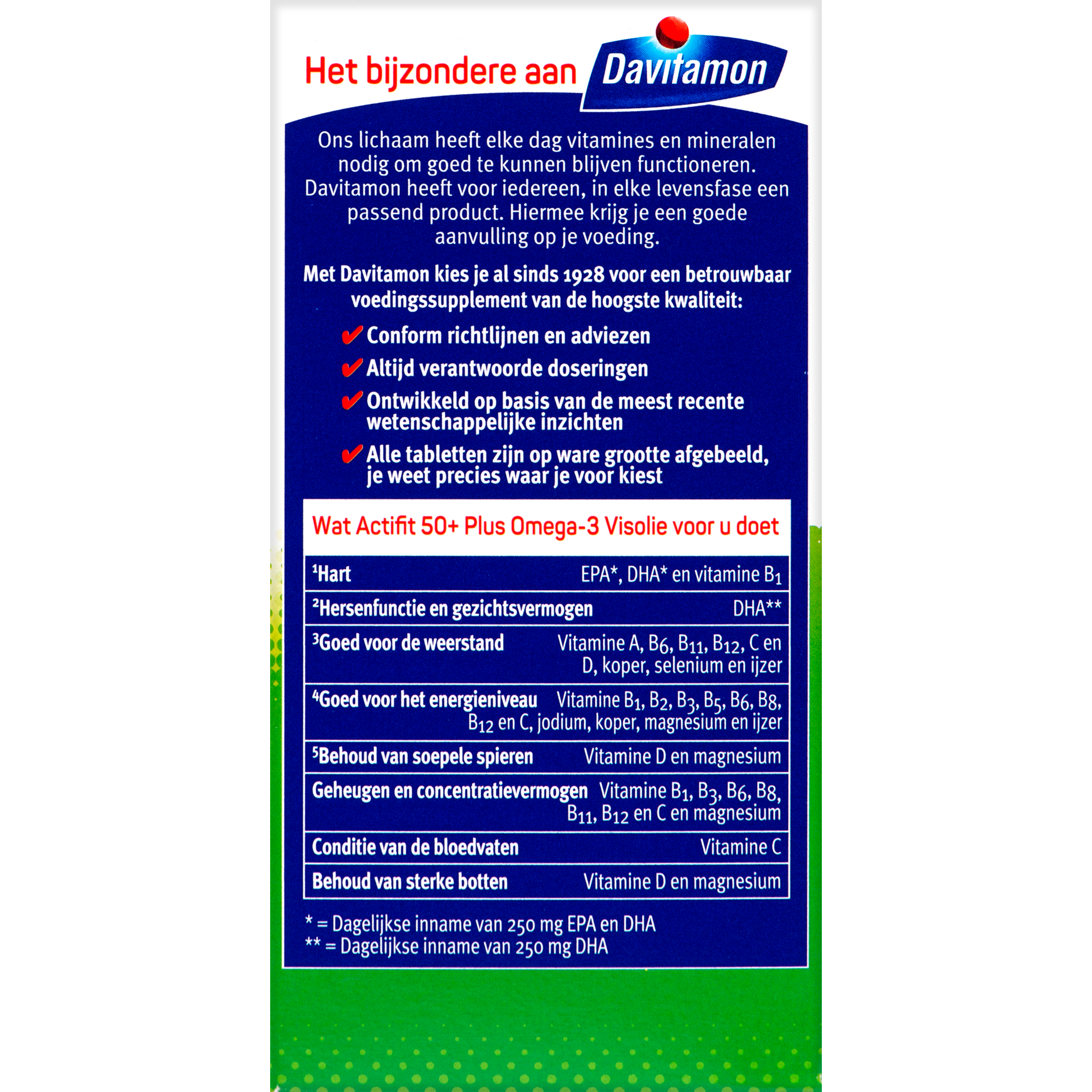 Davitamon Actifit 50+ omega 3 - Afbeelding 4