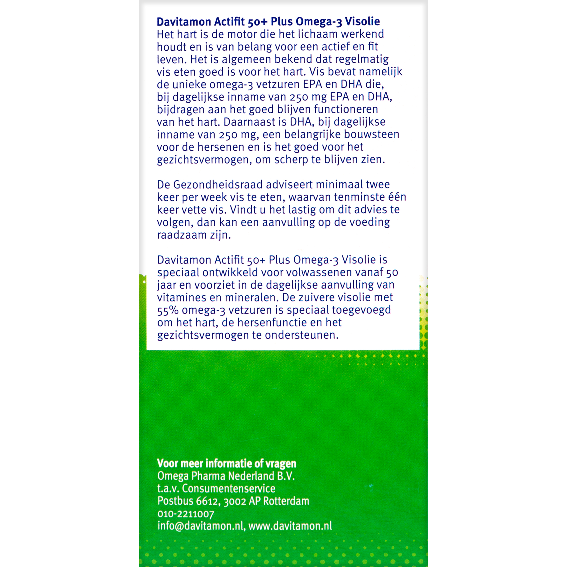 Davitamon Actifit 50+ omega 3 - Afbeelding 5