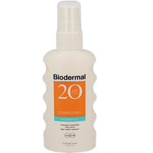 Biodermal Zonnespray hydraplus SPF20