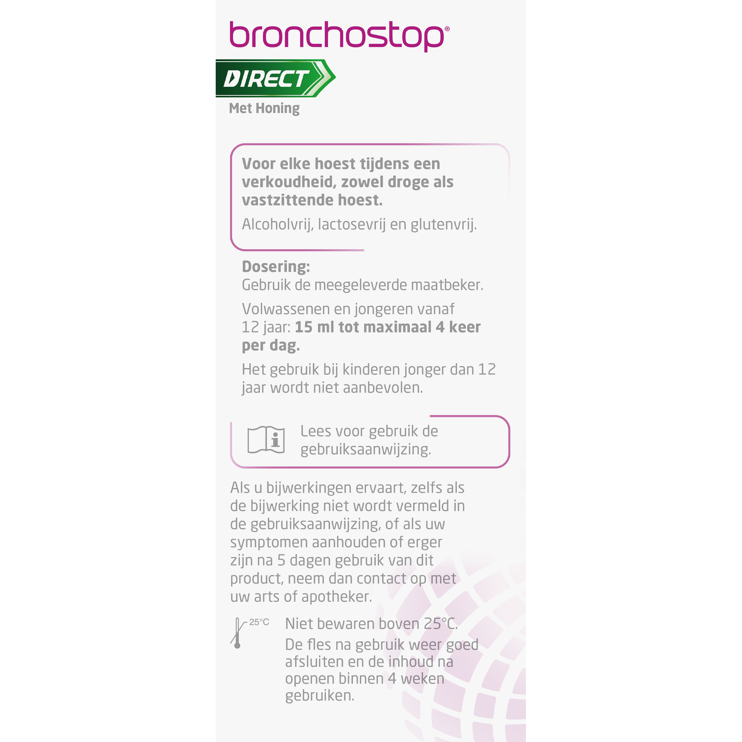 Bronchostop Hoestdrank direct met honing - Afbeelding 3