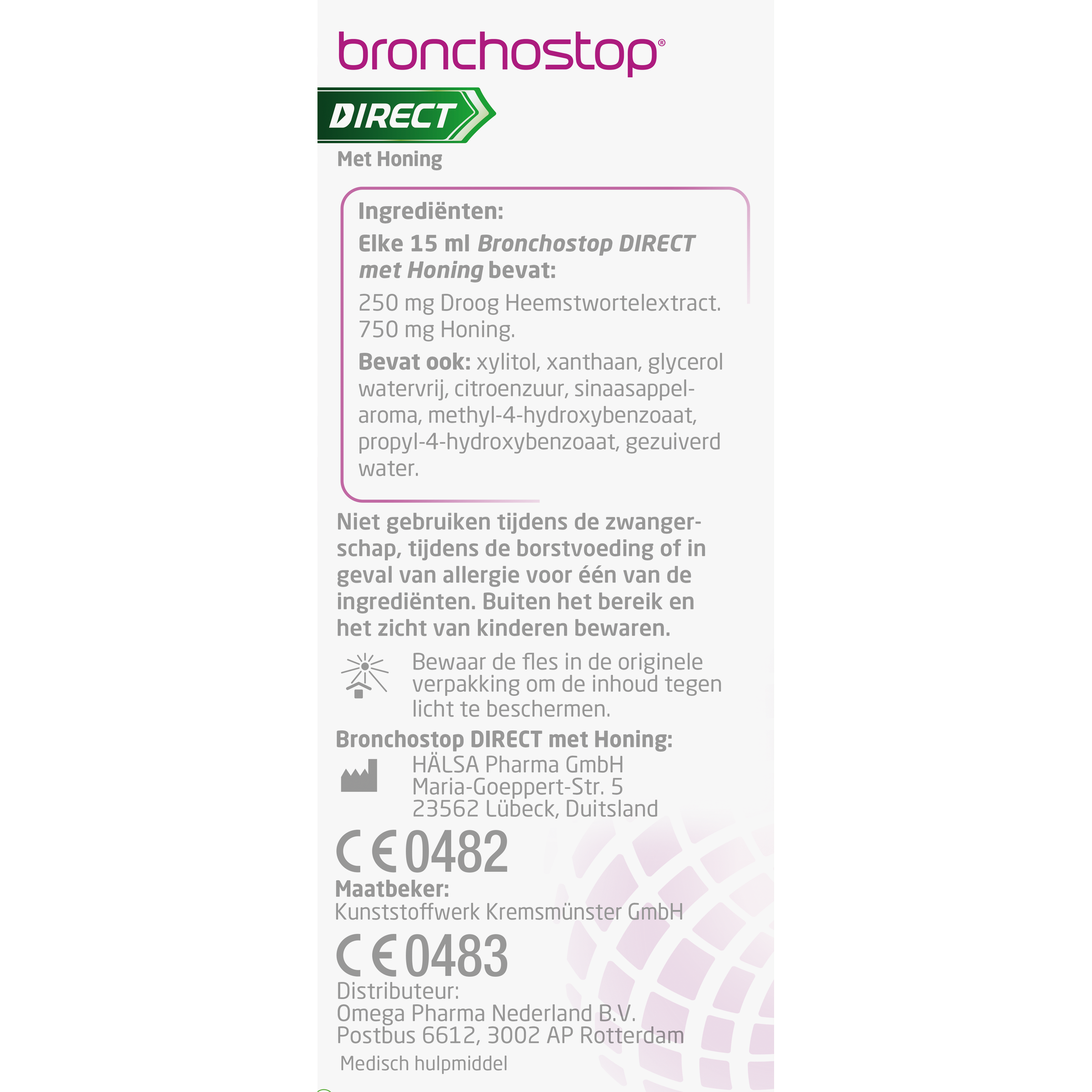 Bronchostop Hoestdrank direct met honing - Afbeelding 4