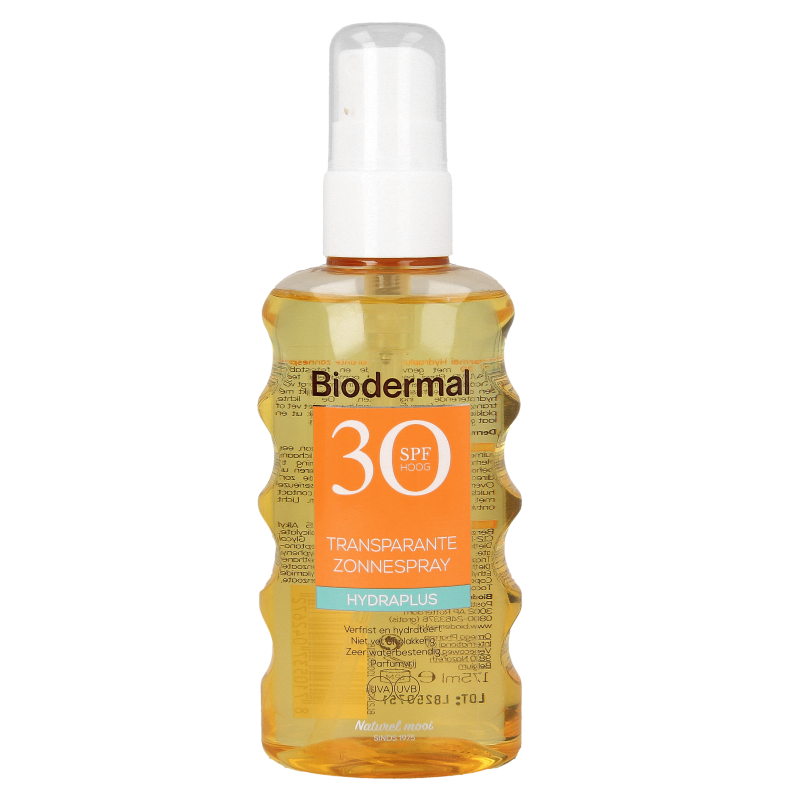 Biodermal Transparantspray hydraplus SPF30