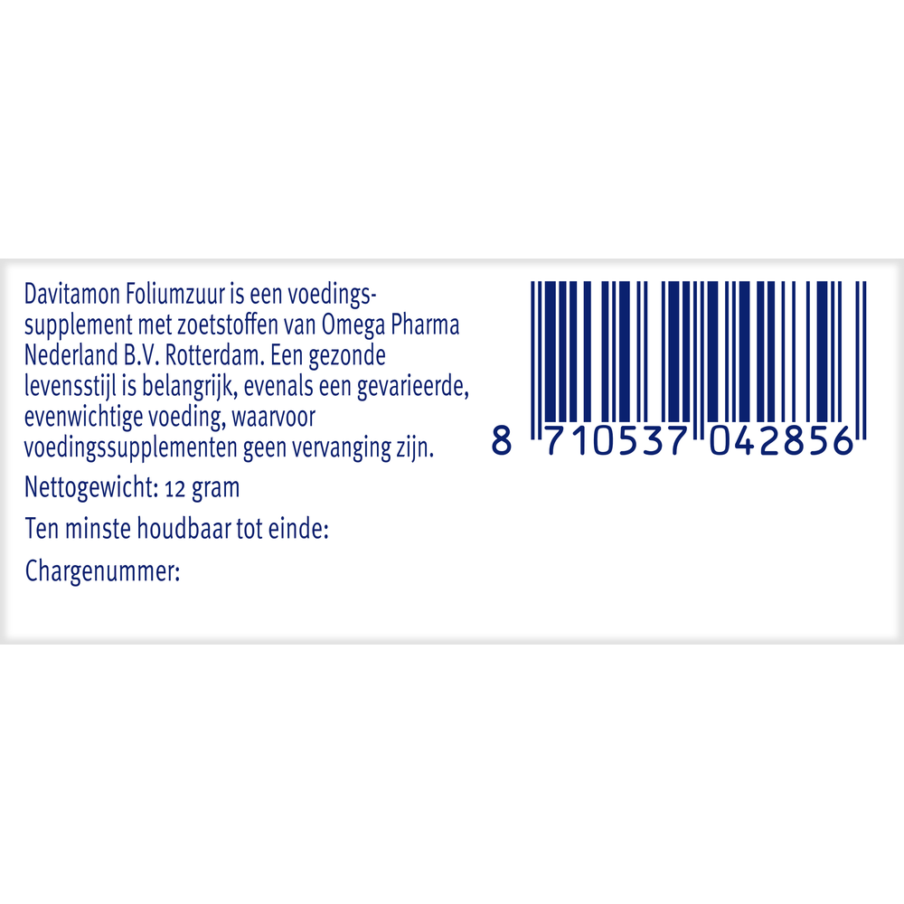 Davitamon Foliumzuur vitamine D - Afbeelding 5