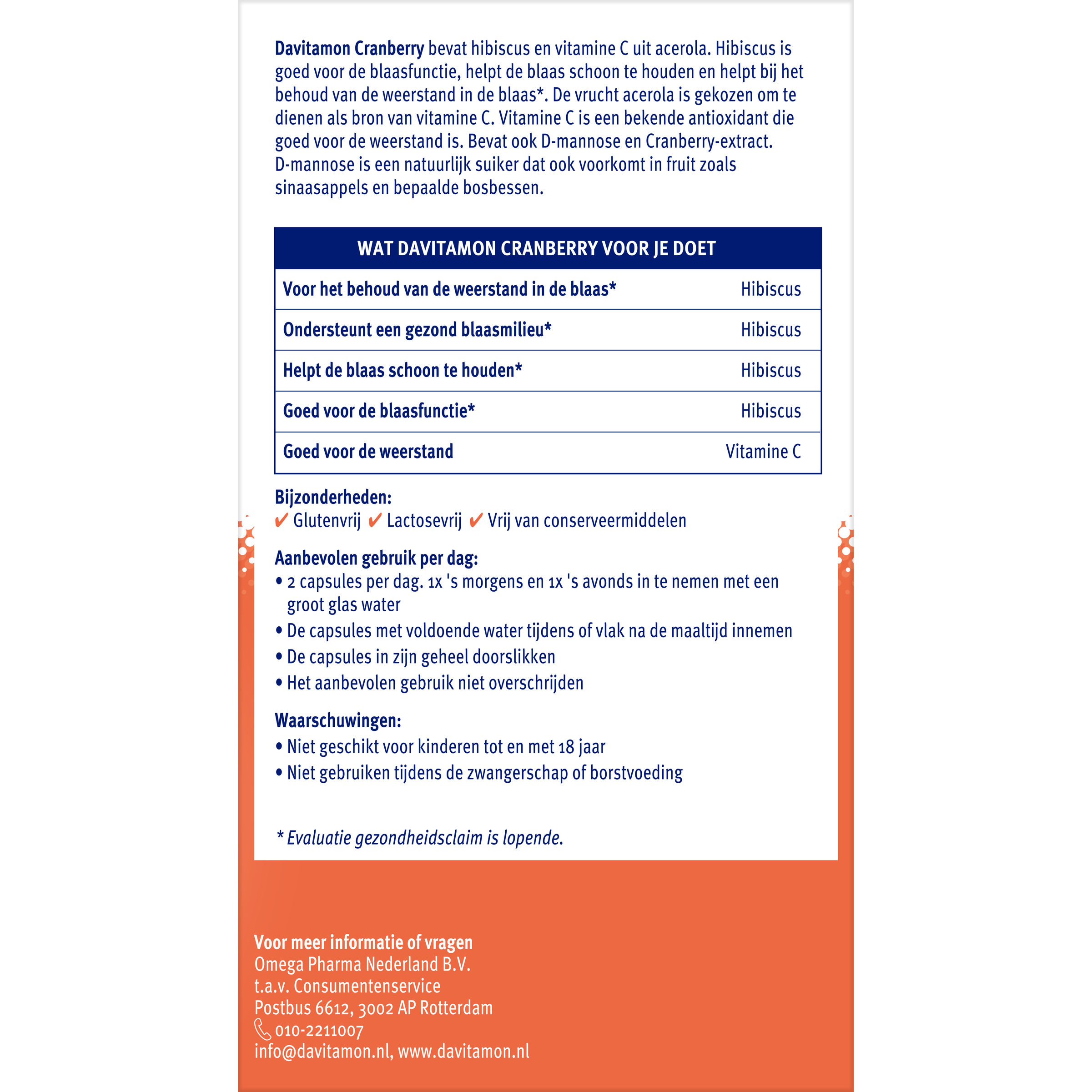 Davitamon Cranberry - Afbeelding 3