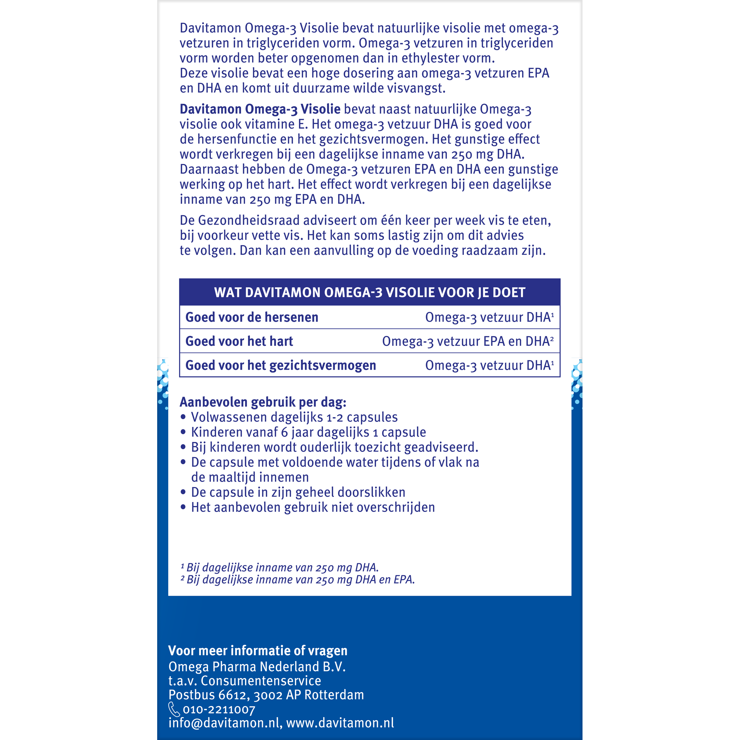 Davitamon Omega 3 visolie - Afbeelding 3