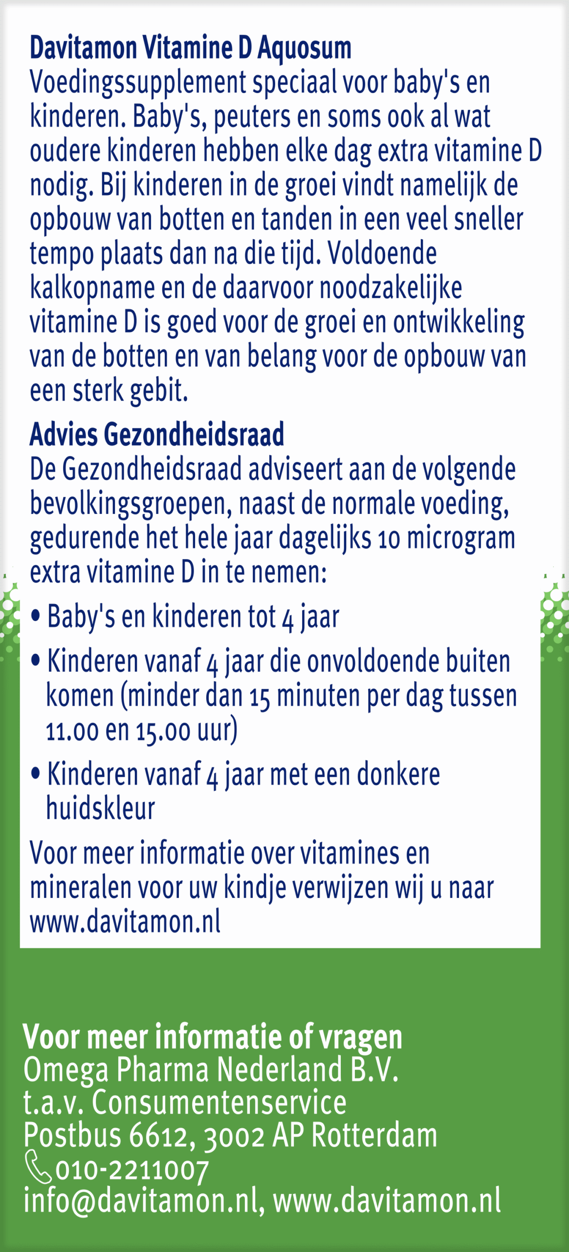 Davitamon Vitamine D aquosum - Afbeelding 5