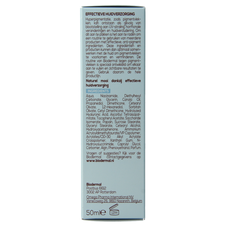 Biodermal Nachtcreme anti pigment - Afbeelding 3