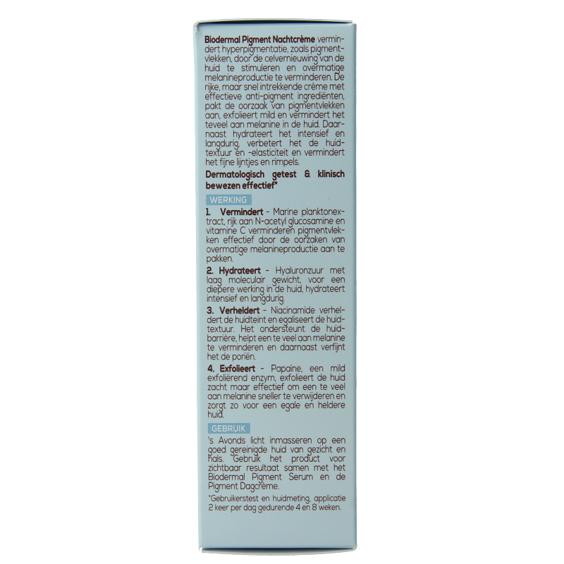 Biodermal Nachtcreme anti pigment - Afbeelding 5