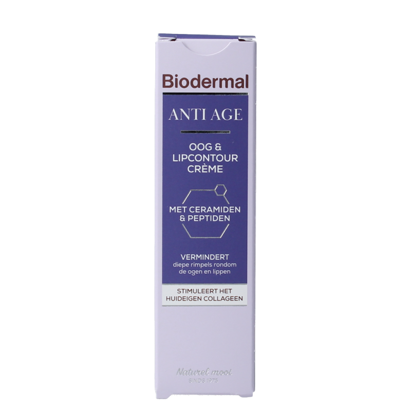Biodermal Anti age oog- en lipcontour creme - Afbeelding 3