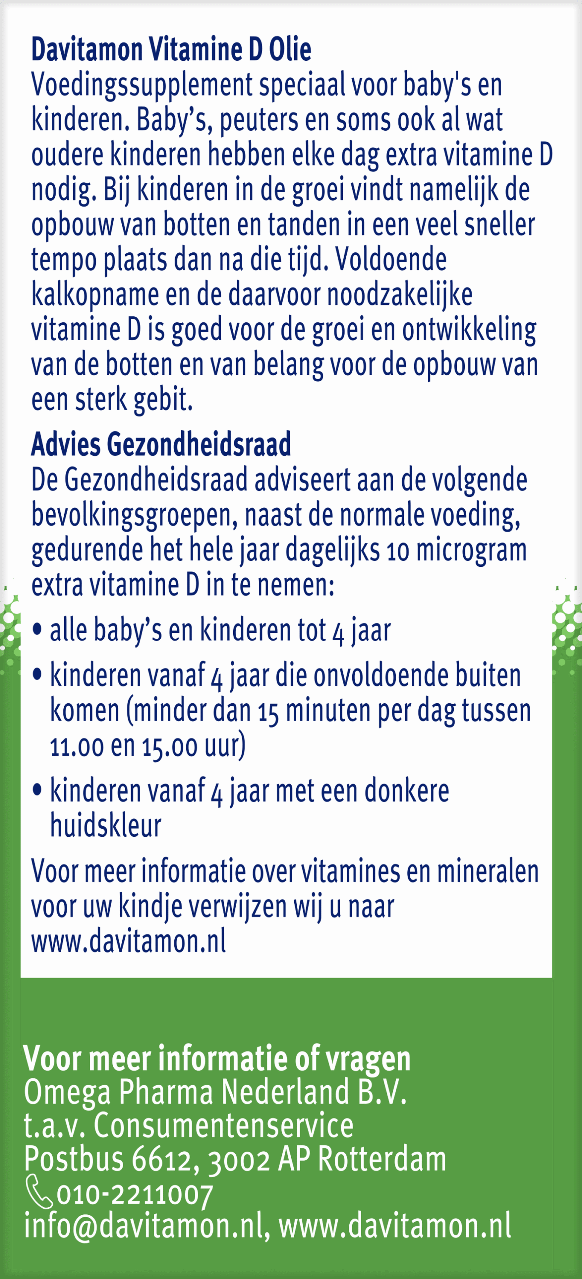 Davitamon Vitamine D olie - Afbeelding 4