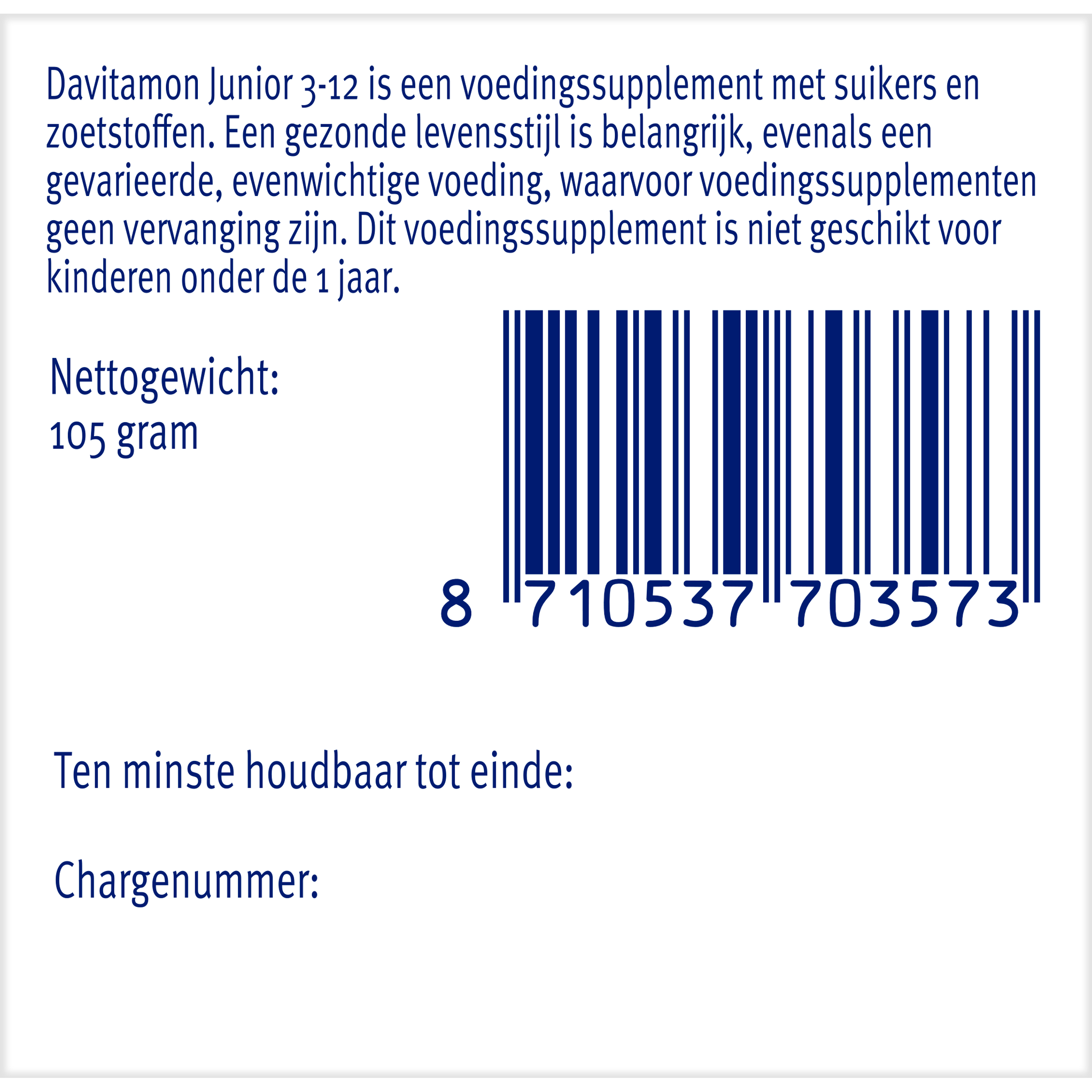 Davitamon Junior 3-12 banaan - Afbeelding 7