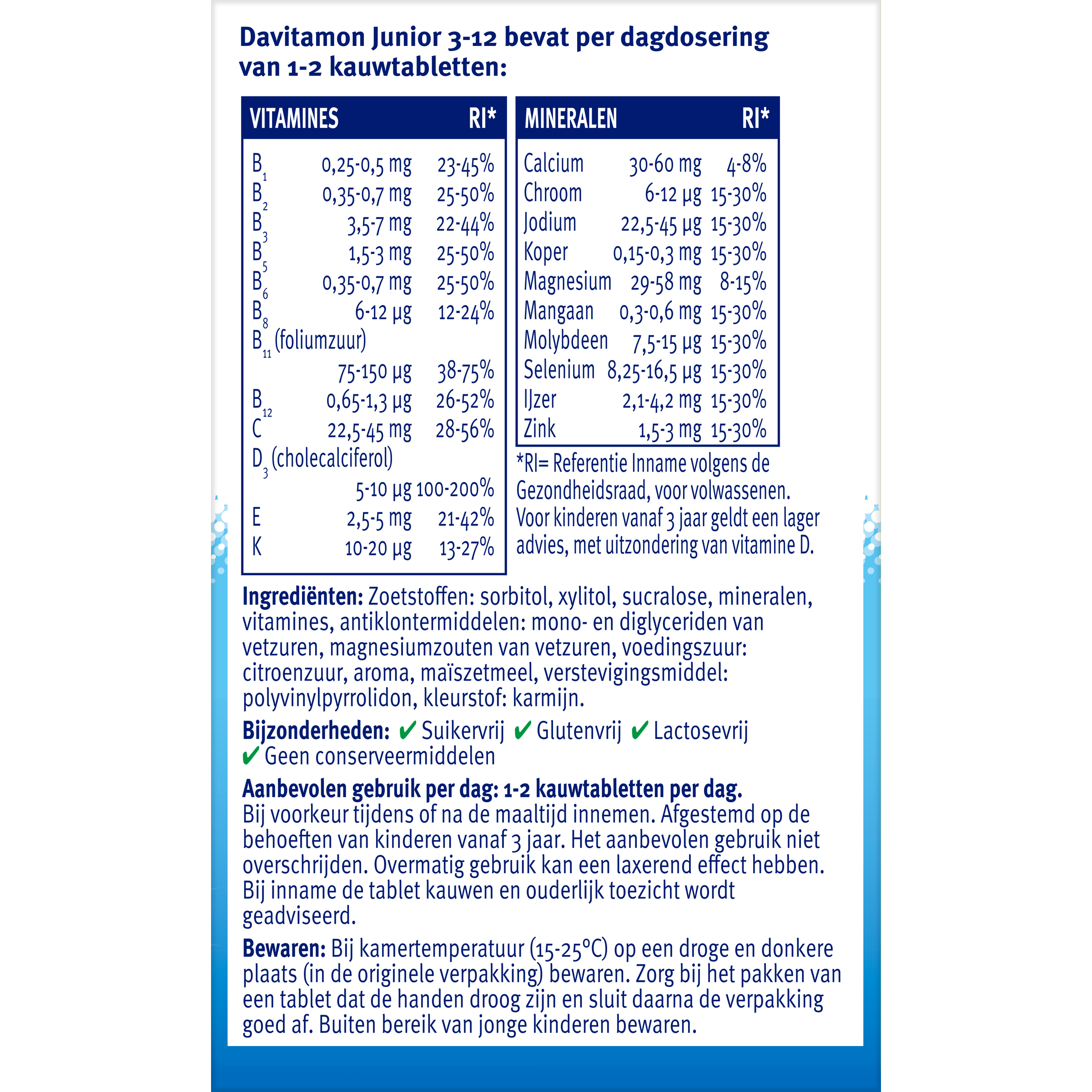 Davitamon Junior 3-12 framboos - Afbeelding 4