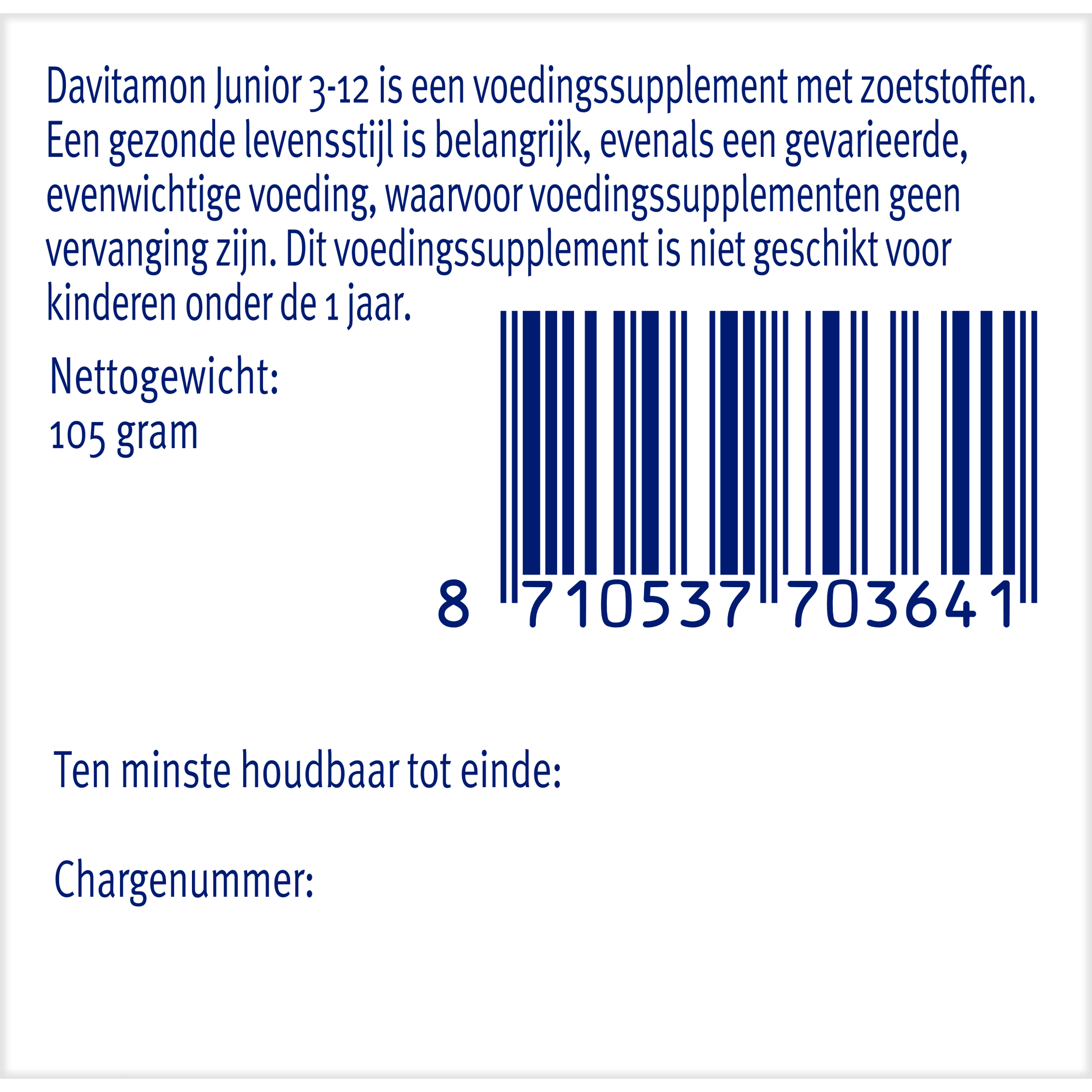 Davitamon Junior 3-12 framboos - Afbeelding 7