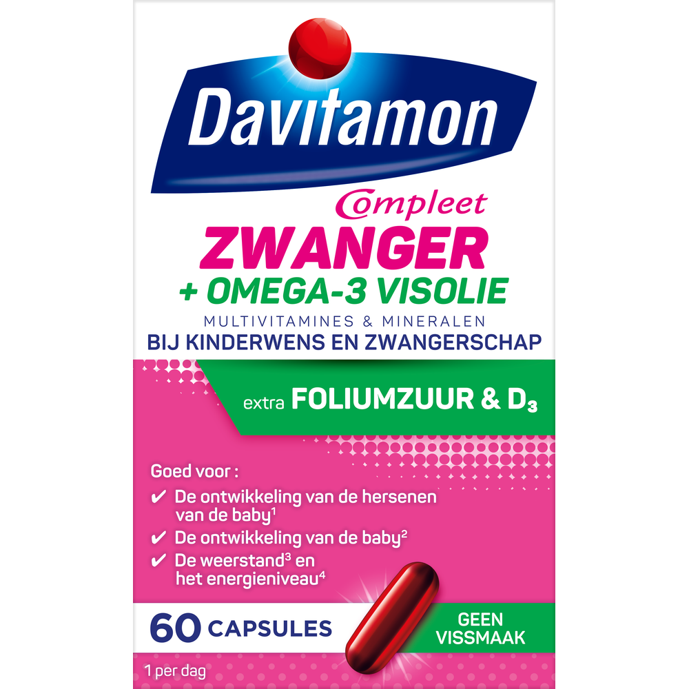 Davitamon Compleet zwanger plus visolie
