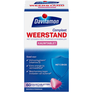 Davitamon Compleet weerstand kauwvitamines bosvruchten