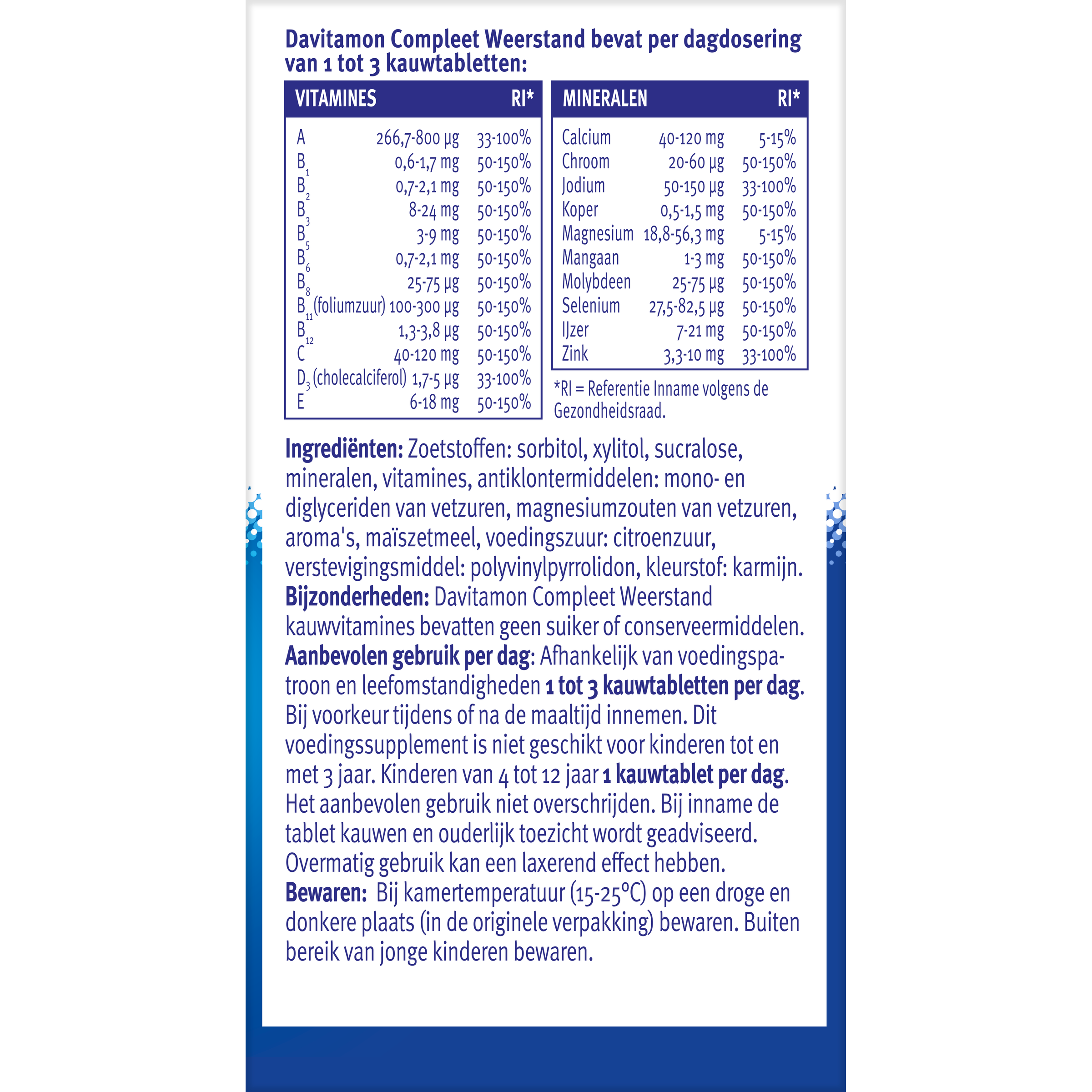 Davitamon Compleet weerstand kauwvitamines bosvruchten - Afbeelding 3