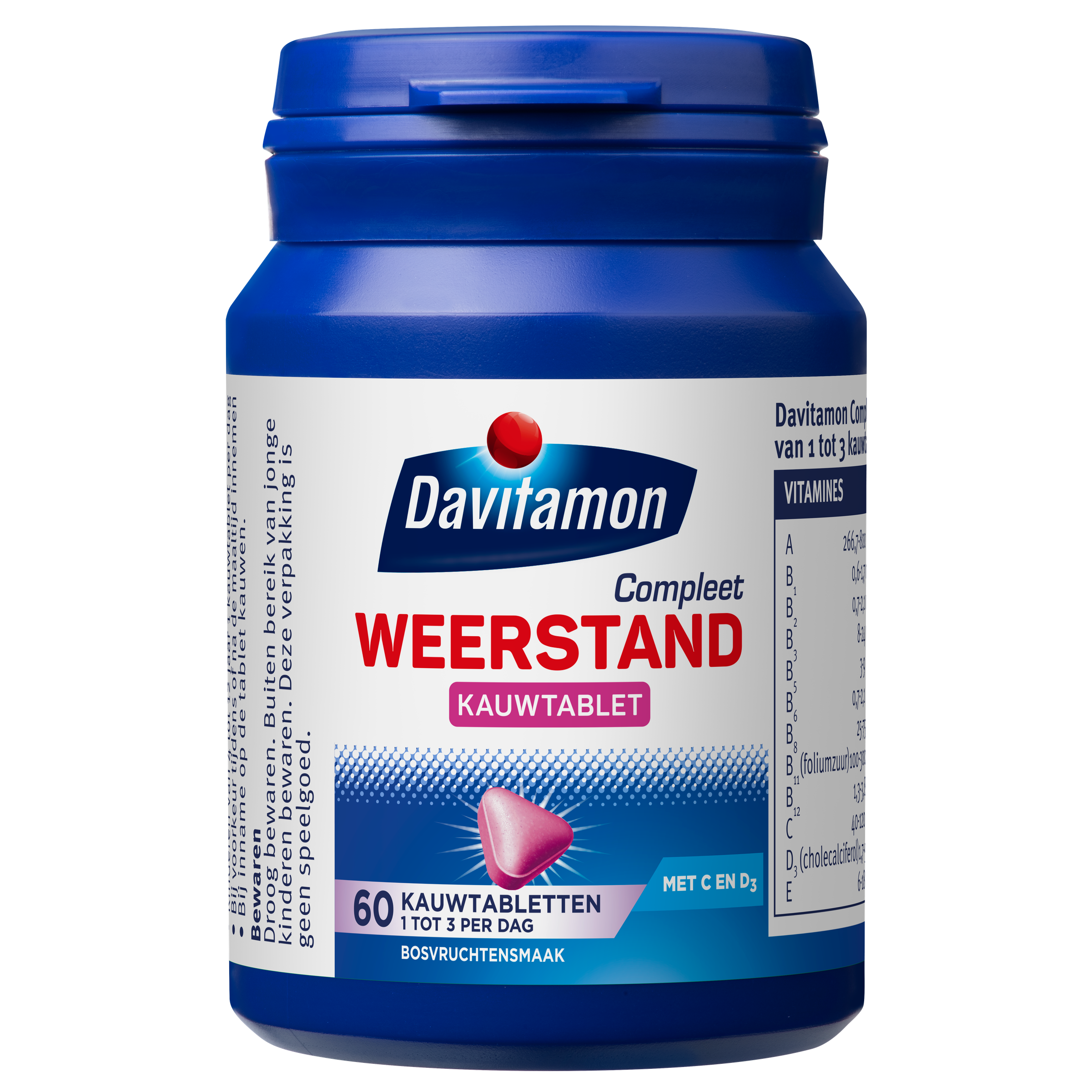 Davitamon Compleet weerstand kauwvitamines bosvruchten - Afbeelding 4
