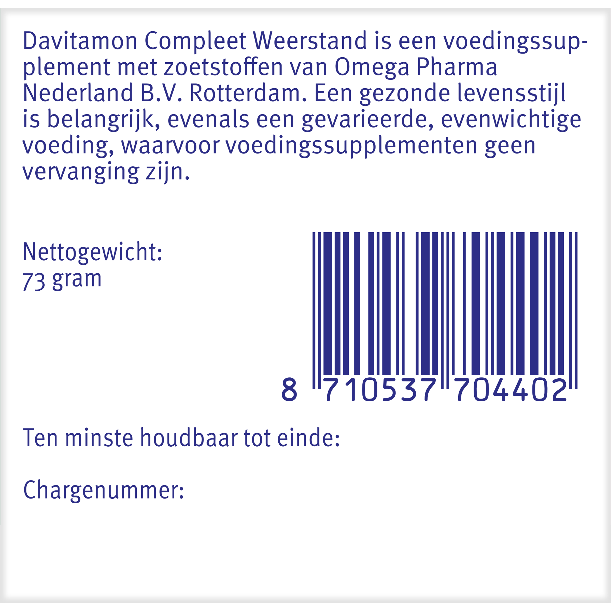 Davitamon Compleet weerstand kauwvitamines bosvruchten - Afbeelding 8