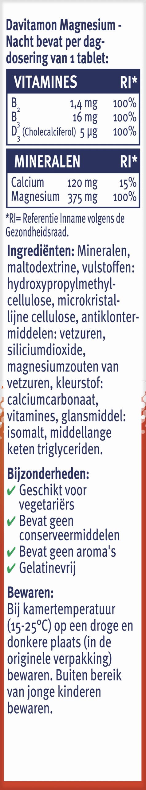 Davitamon Magnesium speciaal voor de nacht - Afbeelding 2